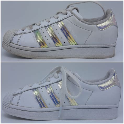 witte adidas superstar schoonmaken